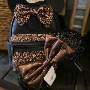 NWT Loungefly Belle of the Bronze and Ears